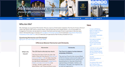 Desktop Screenshot of mormoninfo.org